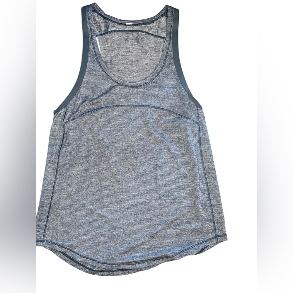 Lululemon Shine Racerback Tank – Blue-Gray – Size 4